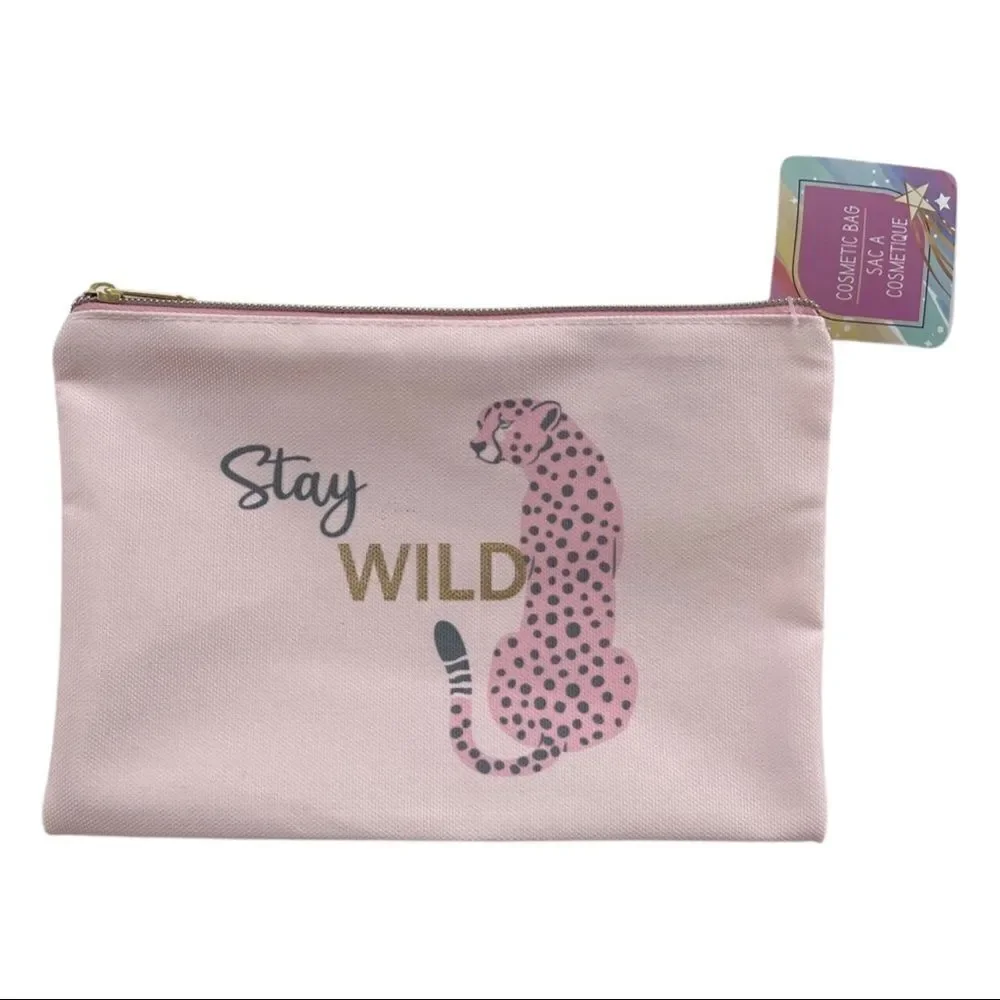 Stay Wild Makeup Bag